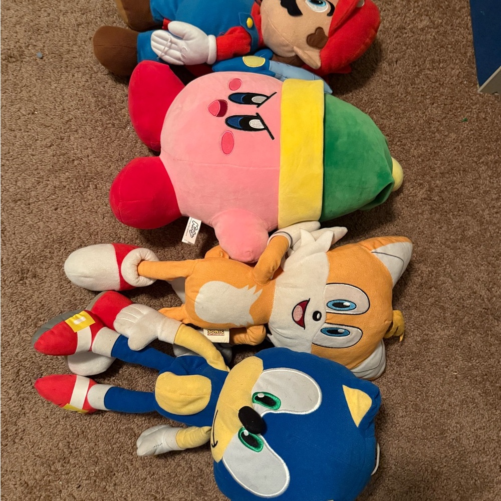 Colorful Plush Toy Set